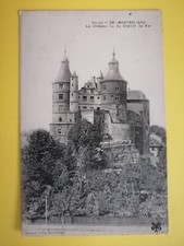 CPA 25 - MONTBÉLIARD Doubs Le CHÂTEAU vu du Chemin de Fer à Mme William BARBIÉ