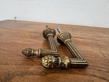 2 Crochets Laiton Embrasses de