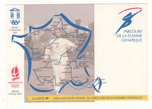 Carte postale parcours - postale, de