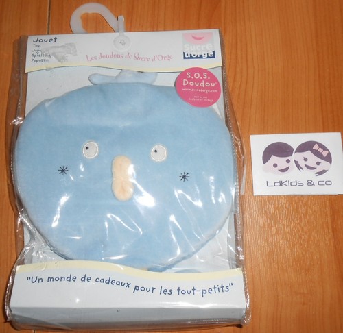 Doudou plat oiseau - oiseau, chouette