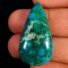 38.55Cts. Cabochon de poire de