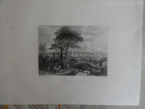 Gravure vue generale de - gravure,