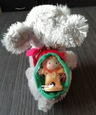 Peluche Papa Chien avec bébé