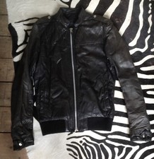 Blouson bomber cuir vintage All Saints, à peine porté, petit cuir super doux