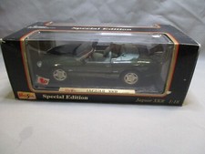 AU362 MAISTO SPECIAL EDITION 1/18 JAGUAR XKR CABRIOLET 1998 REF 50330 VERT