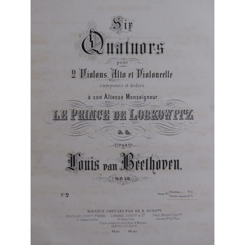 Beethoven quatuor no 2 - beethoven, 18