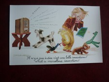 CPA  FANTAISIE /  POSTE RADIO