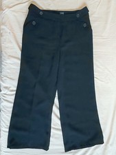  123 Pantalon Fluide jambe Large taille L