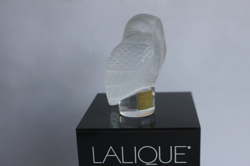 Lalique chouette cristal - lalique,