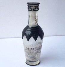 Art Asiatique Verre Flacon