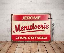 Plaque métal vintage