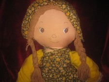 Poupée vintage chiffon Holly