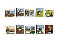 Série complète de 10 fèves