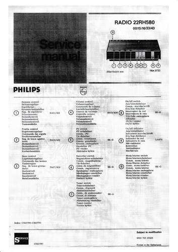 Service manuel instructions - service,