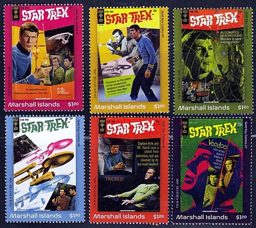 Marshalls 2019 star - trek, mnh