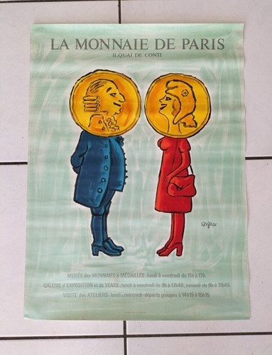 Affiche originale monnaie - affiche, la