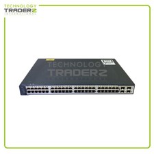 WS-C3750V2-48TS-S V08 Cisco 3750V2 48 Ports Ethernet Switch W/O Oreille Support