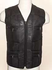 Gilet En Cuir D'Homme En Laine