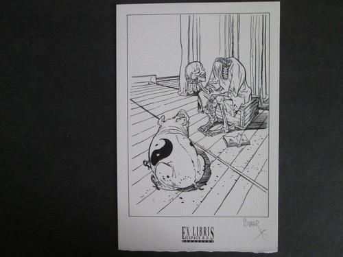 Boucq libris sérigraphie - boucq,