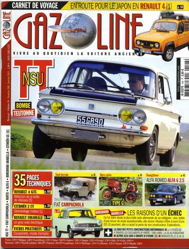 Gazoline 196 2013 nsu tt - n°196,