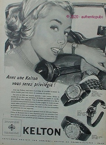 Publicite kelton montre - kelton,
