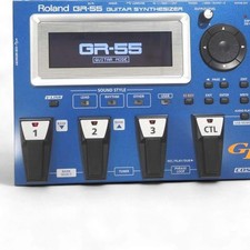Synthétiseur guitare Roland GR-55 bleu alimentation : 100 V AC uniquement, pr...
