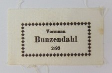 Allemand ww2 / Nominette pour vareuses , pantalons , équipements ( authentique )