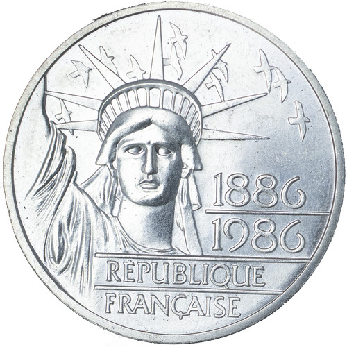 Piéfort argent 100 - piéfort, francs