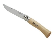 OPINEL n°8VRI, lame acier inox 8cm manche 11 cm hêtre