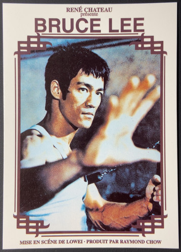 Bruce lee postcard - postcard, post