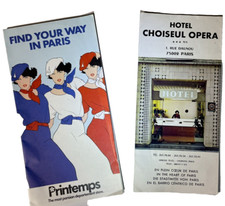 1970's Paris France brochures