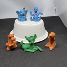 Figurine gomme ESSO GLUPS Bambi 1969 Dumbo Donald Oum Le Dauphin Eliot Le Dragon