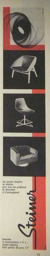 Publicité 1958 fauteuil - 1958,