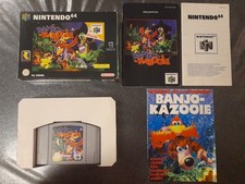 banjo - kazooie nintendo 64 N64 complet en boite + guide soluce CIB PAL NOE 🇩🇪