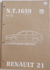 Manuel d'atelier Renault 21 NT 1659  climatisation régulée