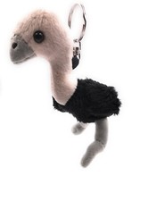 Peluche / Calins, / Tissu Animal Porte-Clés Autruche Laufvogel Strauss 30 CM