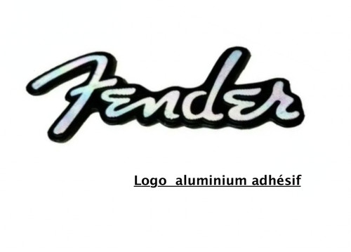 Mini plaque logo fender - plaque, ampli