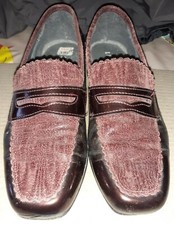 Chaussure type mocassin vernis T37