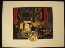 Affiche Serigraphie BD SERVAIN