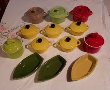 Lot 10 Mini Cocottes + 3 Mini