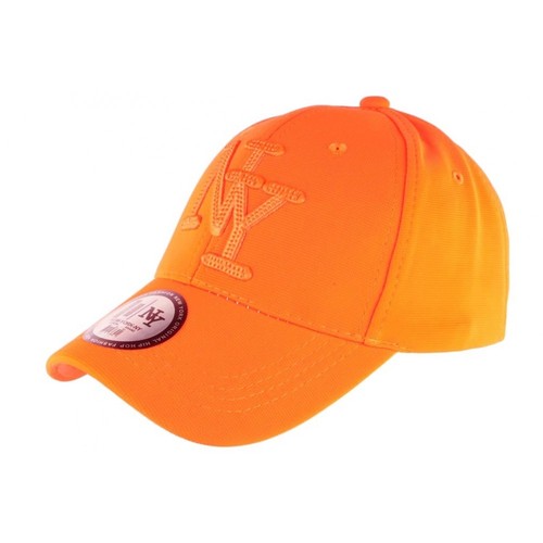 Casquette orange fluo - ny,
