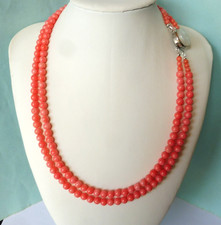 Collier Corail naturel rose