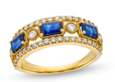 0.96ct Naturel Diamant 14k Bis