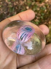 Presse Papier & Sulfure & Ancien & Verre & France