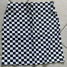 T36 S - Jupe vichy noir et blanc JENNYFER neuve