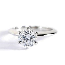 1.00 CT Véritable Moissanite