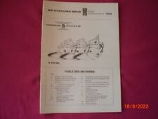 ANCIEN  MANUEL D'INSTRUCTIONS DE LA CHARRUE  AB OVERUMS BRUK  S 300 MA  N°7509