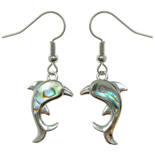 Boucles oreilles dauphin - boucles, d'oreilles