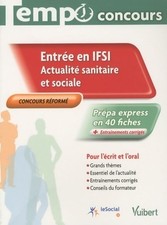 Concours infirmier. Entrée en