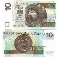 **   POLOGNE     10  zlotych